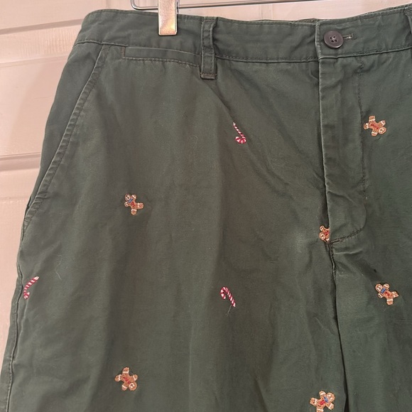 Men’s Charleston Threads Embroidered Christmas 100% Cotton Shorts Size 38 - Picture 3 of 6